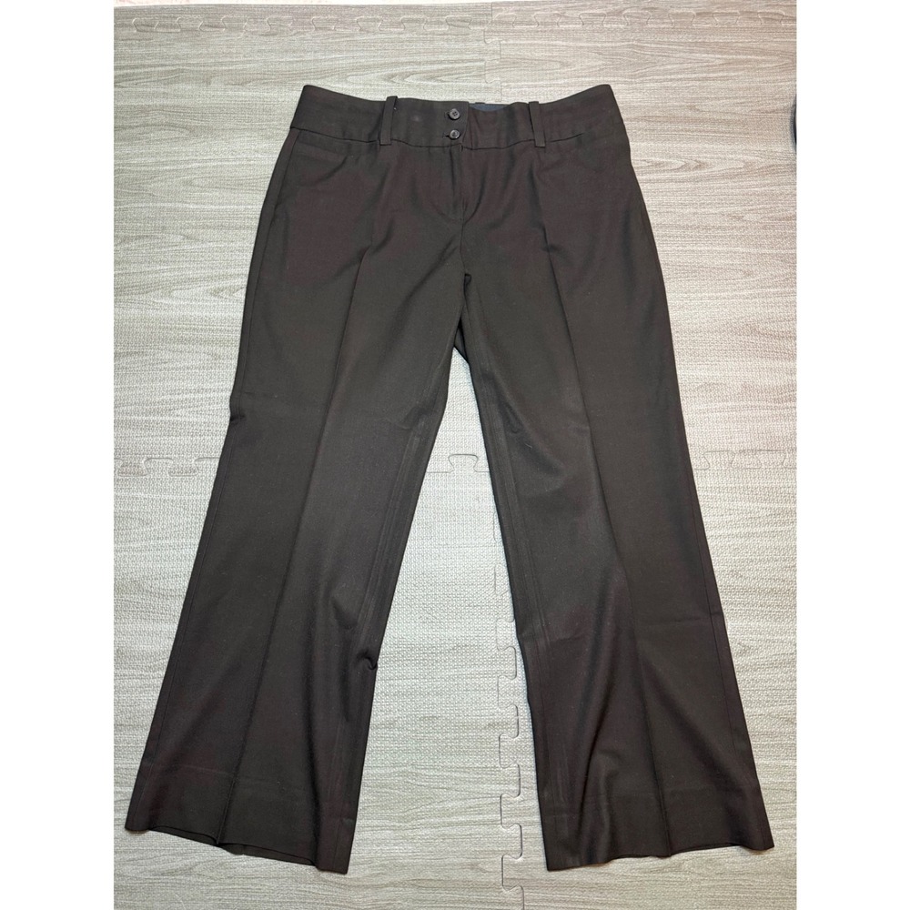 The Limited Cassidy Fit Bootcut Dress Pants Black Mid Rise Stretch Size 8